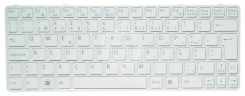 Teclado SONY VAIO SVE1111M1EW | SVE-1111M1EW | SVE1112M1EW | SVE11 Branco