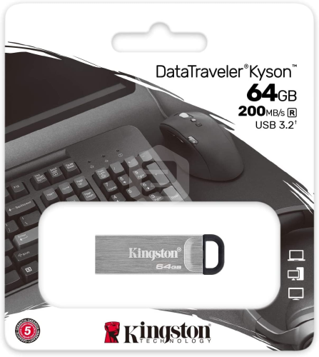 Pen Drive Kingston 64GB Data Traveler KYSON USB 3.2