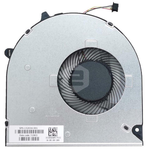 Ventoinha CPU HP 250 G9 | 258 G8 | 255 G8 | 15-DU | 15S-DU | 15-DW | 15-GW