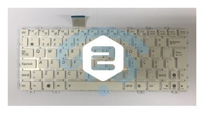 Teclado ASUS EEE PC 1011PX | 1015BX | 1015P | 1015PE | 1015PN | 1015PED | 1015PEM | 1015TX | 1015PX  Branco