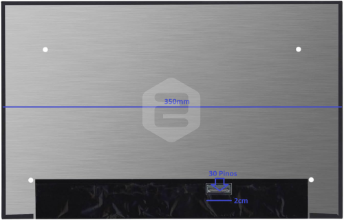Painel LCD 16" LED WUXGA 1920x1200 Matte 30 pinos Sem Brackets IPS B160UAN03.2 5D10V82408