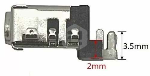 DC Power Jack ASUS X441 | X442 | X541 | X542 | X556UA | X556 | K556 | TP501 VERSÃO 2 