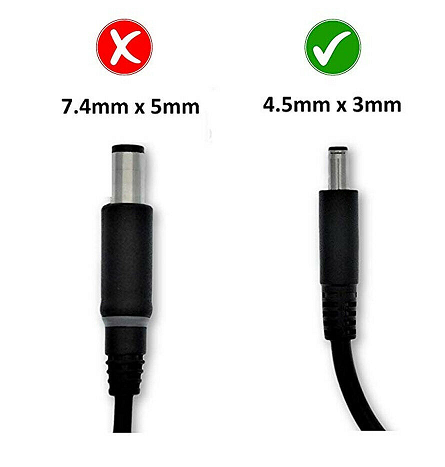 Carregador Compatível DELL 45W 19.5V 2.31A (4.5x3.0mm)