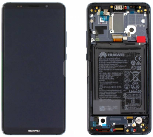 Huawei Mate 10 PRO LCD Display + Touch Unit + Front Cover Gray (Service Pack)