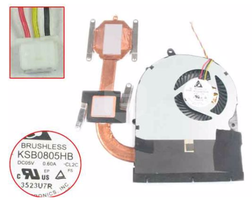 Dissipador + Ventoinha TOSHIBA Satellite L50-A | P50-A H000047200